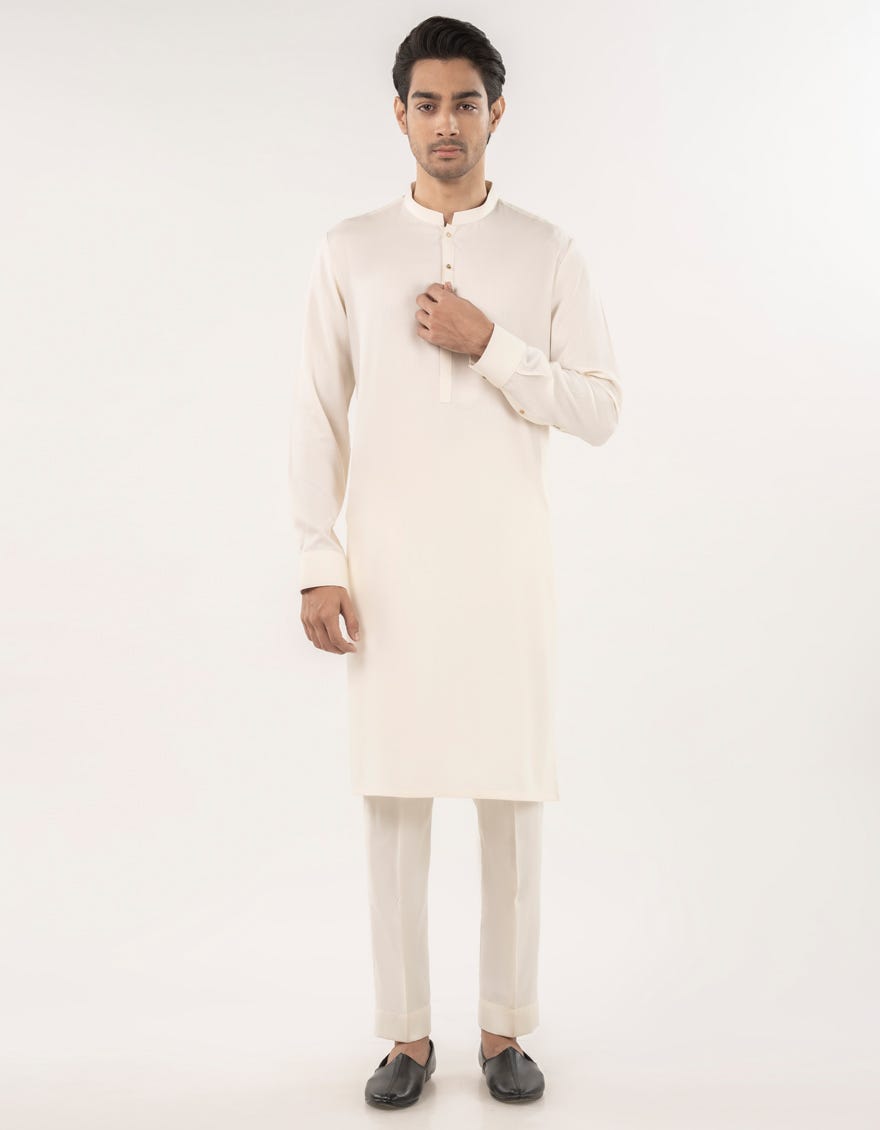 FAWN BLENDED UNSTITCHED KAMEEZ SHALWAR FABRIC