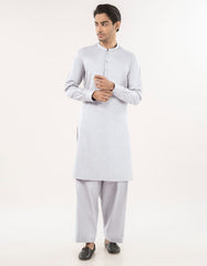 BLUISH GREY BLENDED UNSTITCHED KAMEEZ SHALWAR FABRIC