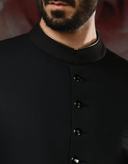 BLACK SHERWANI | JJSW-535