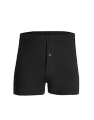 BLACK COTTON BOXER