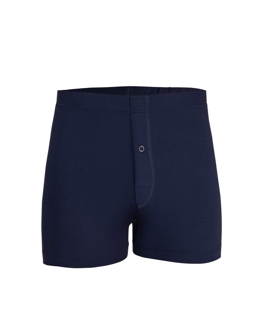GREY & NAVY PACK OF 2 COTTON BOXER