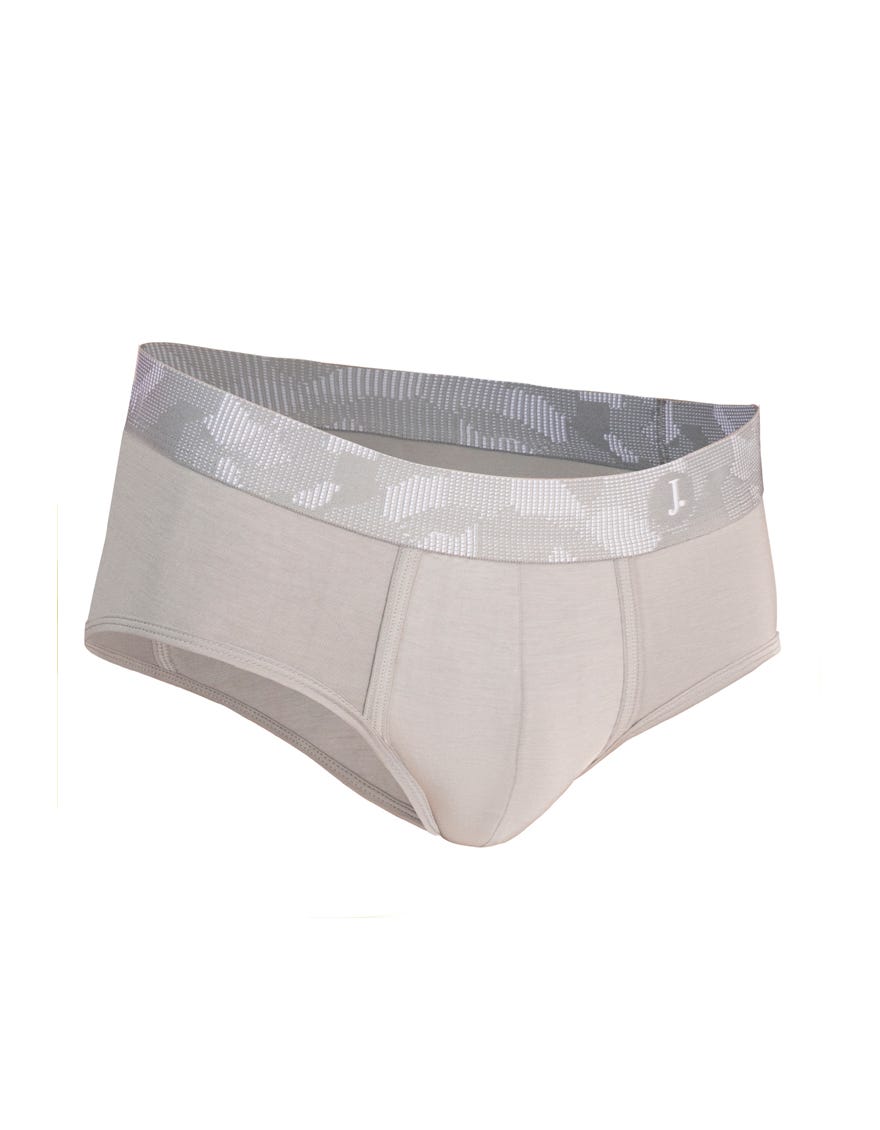 GREY COTTON BRIEF