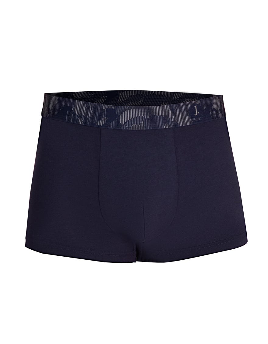 GREY & NAVY PACK OF 2 COTTON TRUNK