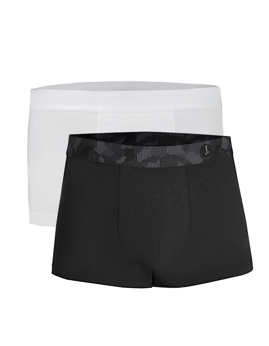 BLACK & WHITE PACK OF 2 COTTON TRUNK