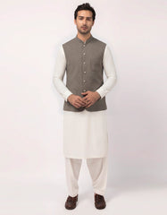 GREY SUITING WAISTCOAT