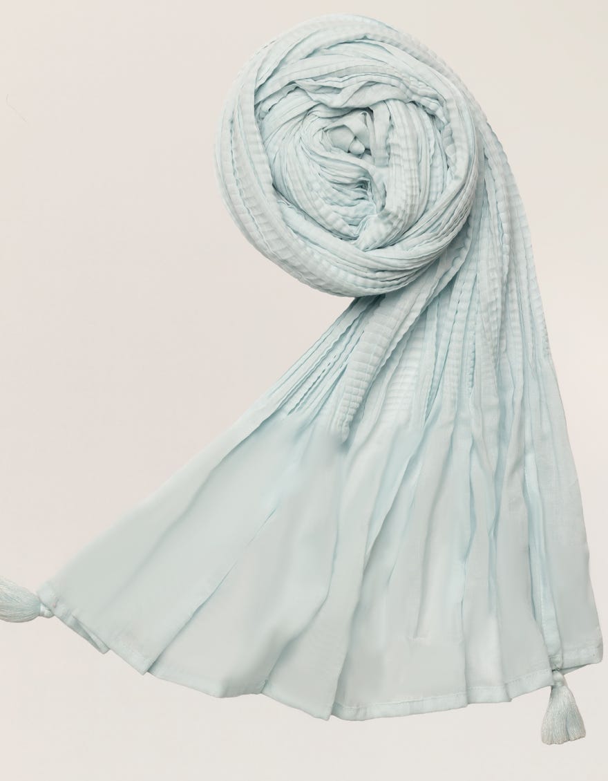 BLUE LAWN DYED DUPATTA