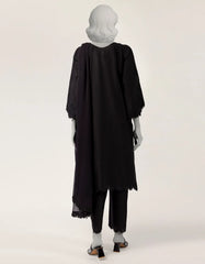 BLACK LAWN SCHIFFLI STITCHED 3PC