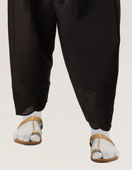 BLACK LAWN DYED EMBROIDERED SHALWAR