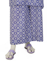BLUE LAWN PRINTED TROUSER