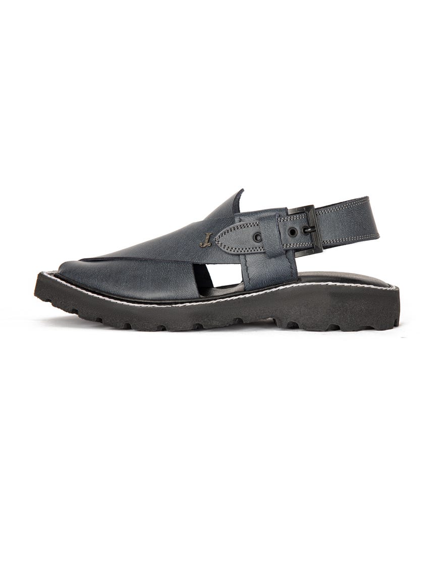 ASH GREY PESHAWARI SANDALS