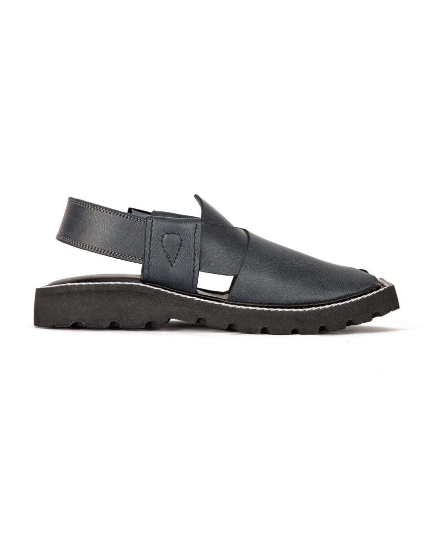 ASH GREY PESHAWARI SANDALS