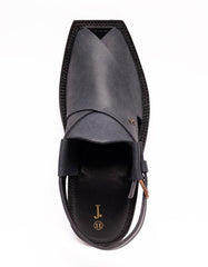 GREY PESHAWARI SANDALS