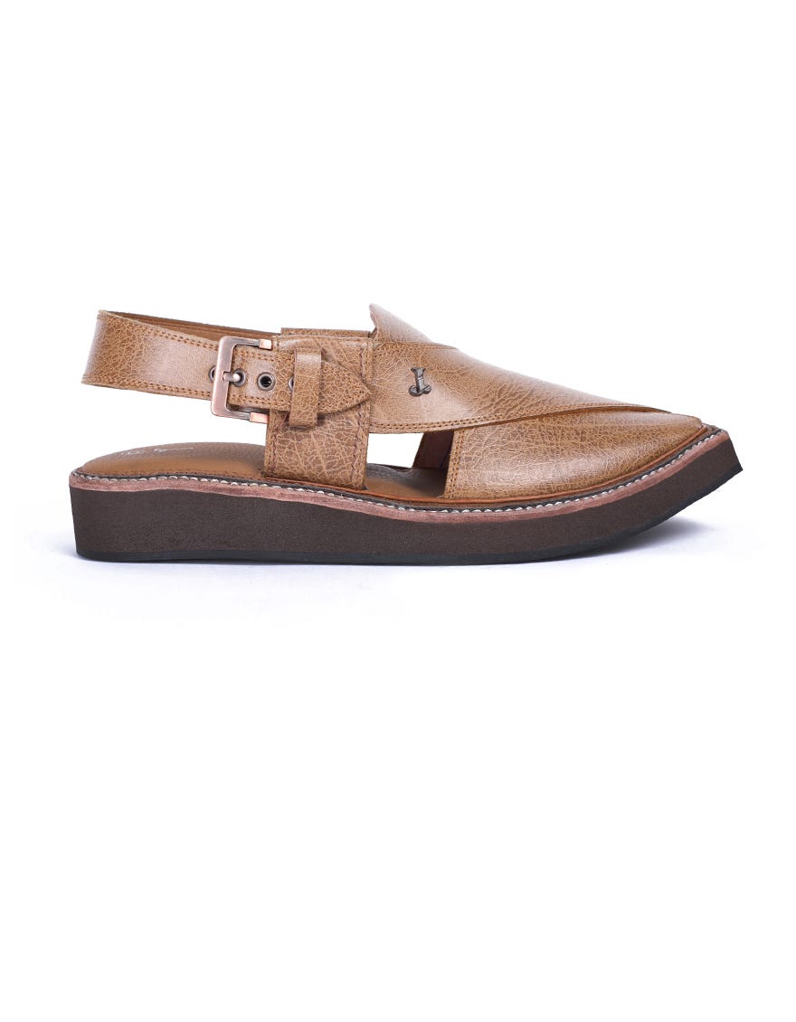 CORAL TREE PLAIN PESHAWARI SANDALS