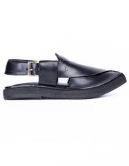 BLACK TRENDY PESHAWARI SANDALS