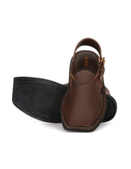 CHOCOLATE BROWN PESHAWARI SANDALS