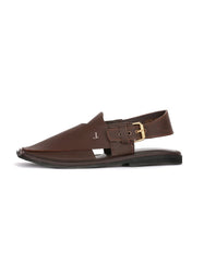 CHOCOLATE BROWN PESHAWARI SANDALS