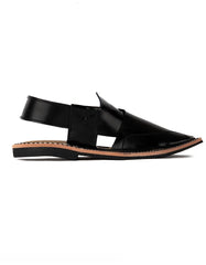 BLACK PESHAWARI SANDALS