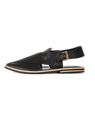 BLACK PESHAWARI SANDALS