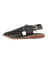 BLACK PESHAWARI SANDALS