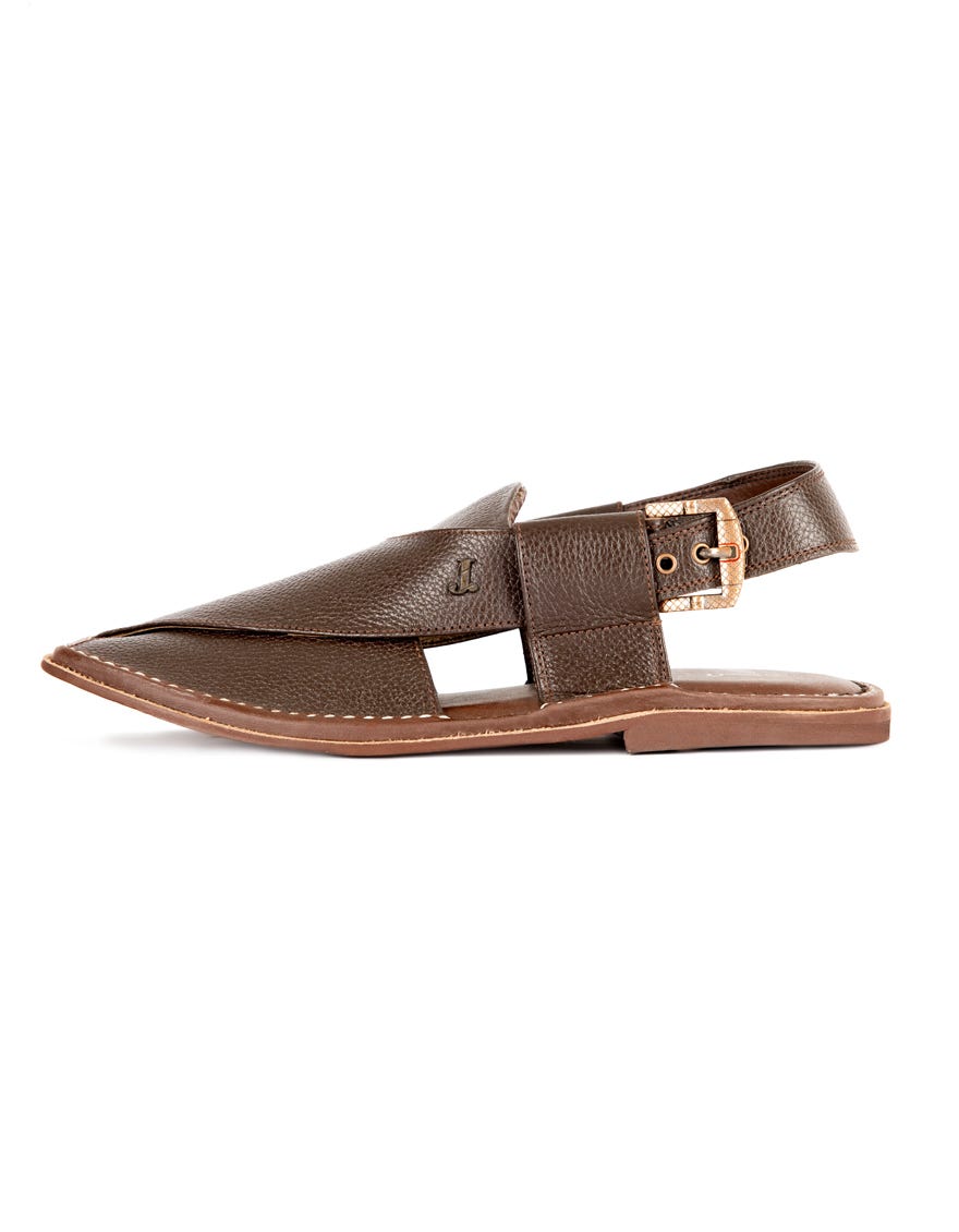 DARK BROWN PESHAWARI SANDALS
