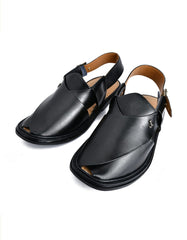 black-plain-peshawari-sandals-jpc11450plnni