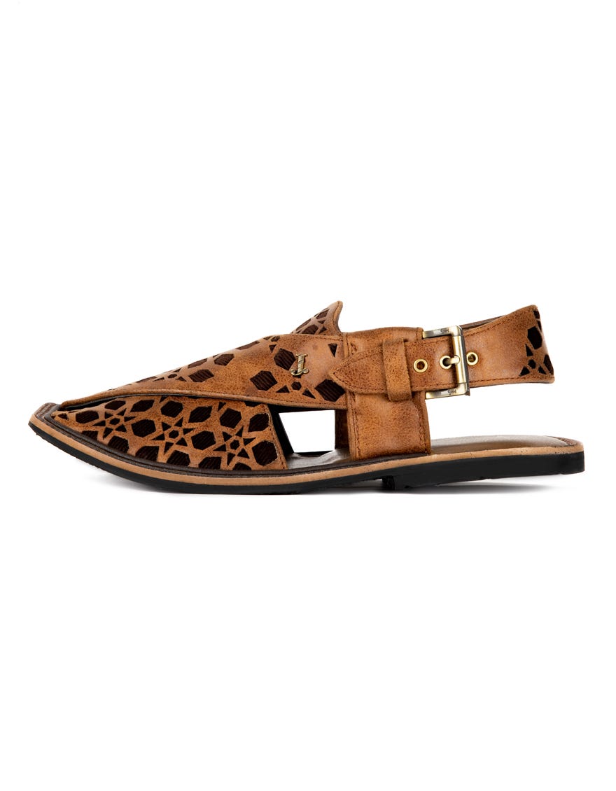 BROWN PESHAWARI SANDALS