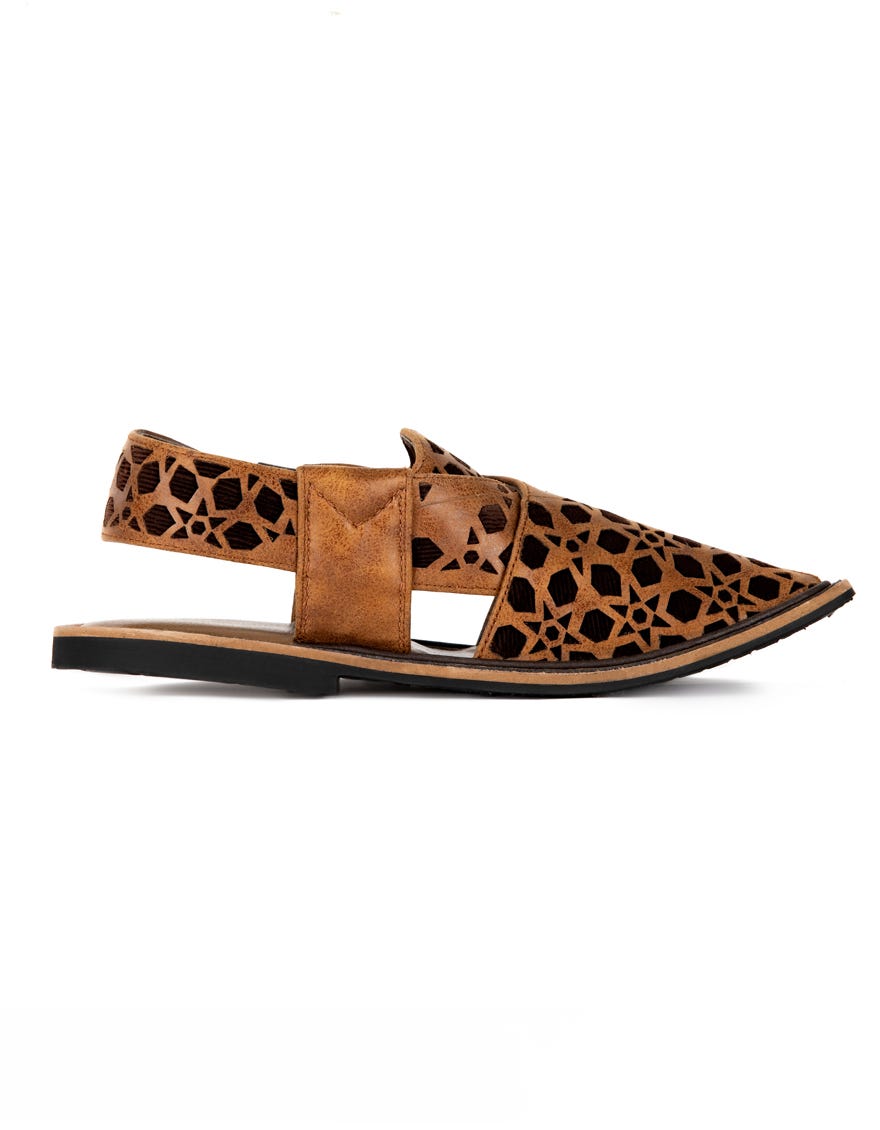BROWN PESHAWARI SANDALS