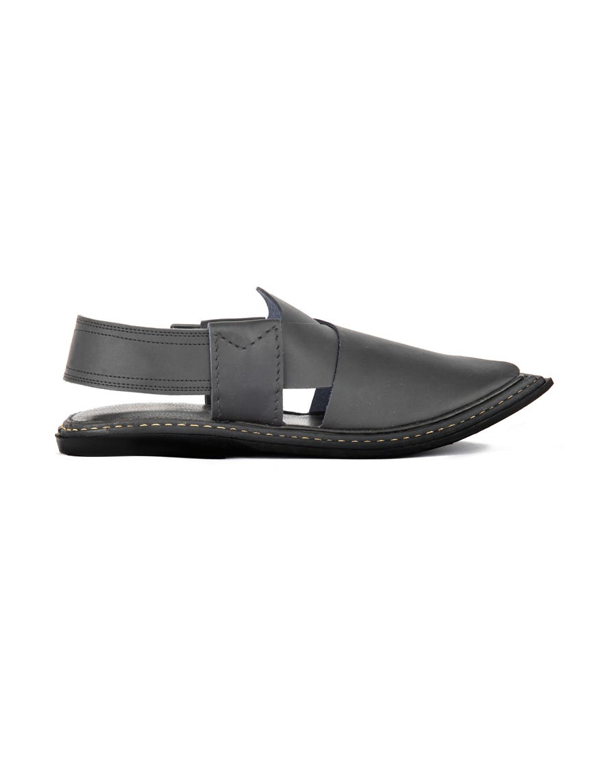BLACK PESHAWARI SANDALS