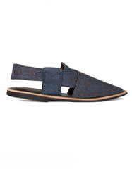BLUE PESHAWARI SANDALS