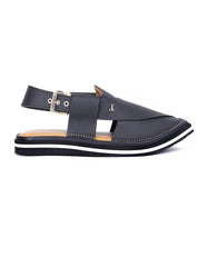 BLACK TRENDY PESHAWARI SANDALS