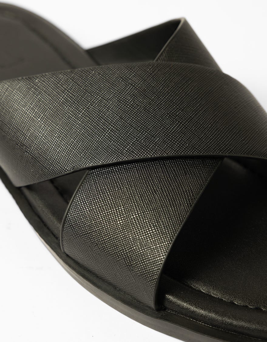 black-cross-over-slides-jsld0014cross