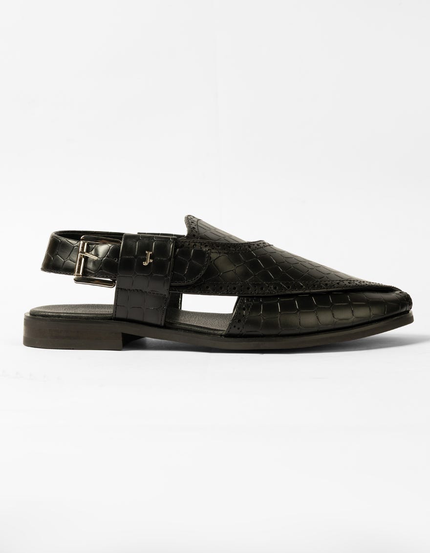 black-textured-peshawari-sandals-jpc022pesh
