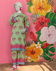 GREEN LAWN PRINTED KURTI