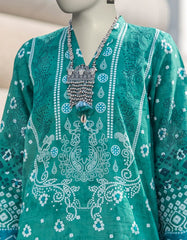 GREEN LAWN PRINTED KURTI | JJLK-S-JSS-25-355