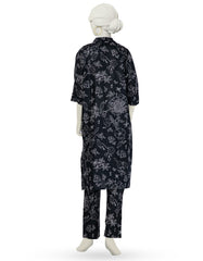 BLACK LAWN PRINTED KURTI