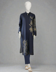 BLUE LAWN DIGITAL PRINTED KURTI | JJLK-S-JSS-25-461