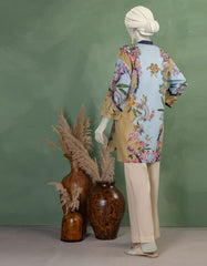 BLUE LAWN DIGITAL PRINTED KURTI