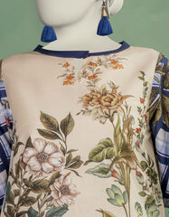 BEIGE LAWN DIGITAL PRINTED KURTI