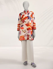 MULTICOLOR LAWN DIGITAL PRINTED KURTI