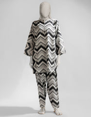 BLACK LAWN PRINTED KURTI