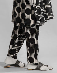 BLACK LAWN PRINTED SHALWAR