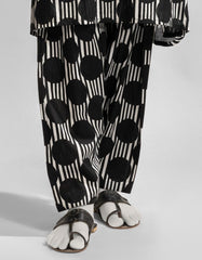 BLACK LAWN PRINTED SHALWAR