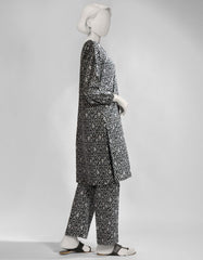 BLACK LAWN PRINTED KURTI
