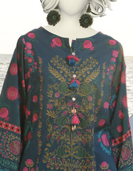 BLUE LAWN PRINTED 2PC STITCHED | JLAWN-S-JST-25-2008