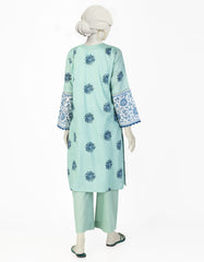 GREEN LAWN PRINTED 2PC STITCHED