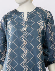 BLUE LAWN EMBROIDERED 2PC STITCHED