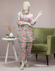 GREEN LAWN DIGITAL PRINTED 2PC STITCHED | JLAWN-S-JST-25-2100
