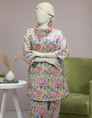 GREEN LAWN DIGITAL PRINTED 2PC STITCHED | JLAWN-S-JST-25-2100