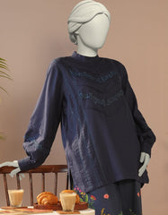 BLUE DOBBY DYED 2PC STITCHED | JLAWN-S-JST-25-2105