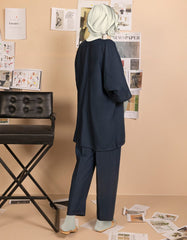 BLUE SLUB DYED 2PC STITCHED | JLAWN-S-JST-25-2107